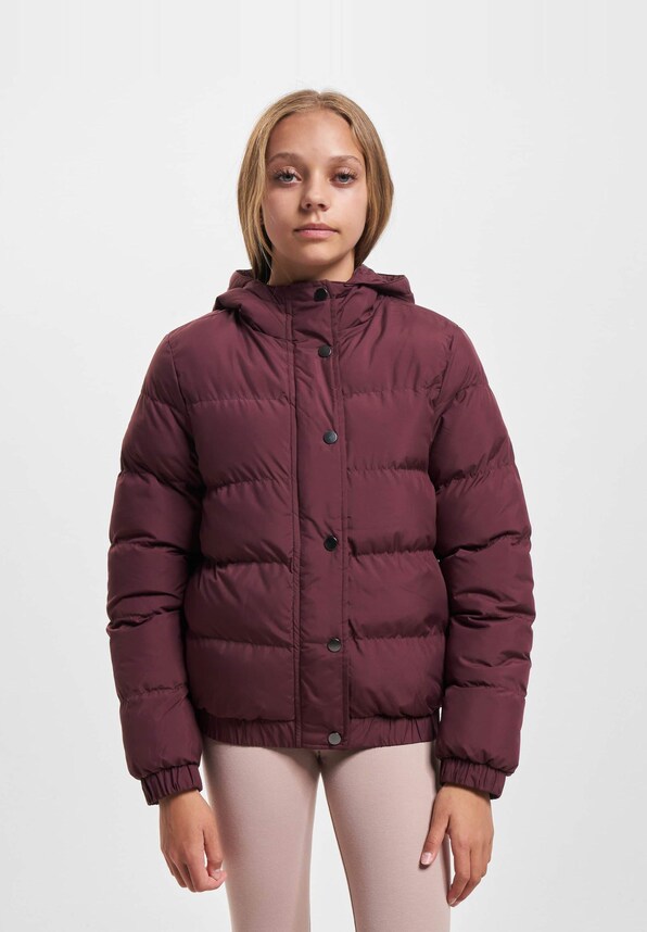 Girls Hooded Puffer-1