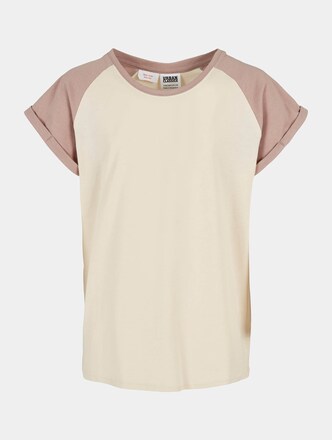 Girls Contrast Raglan Tee