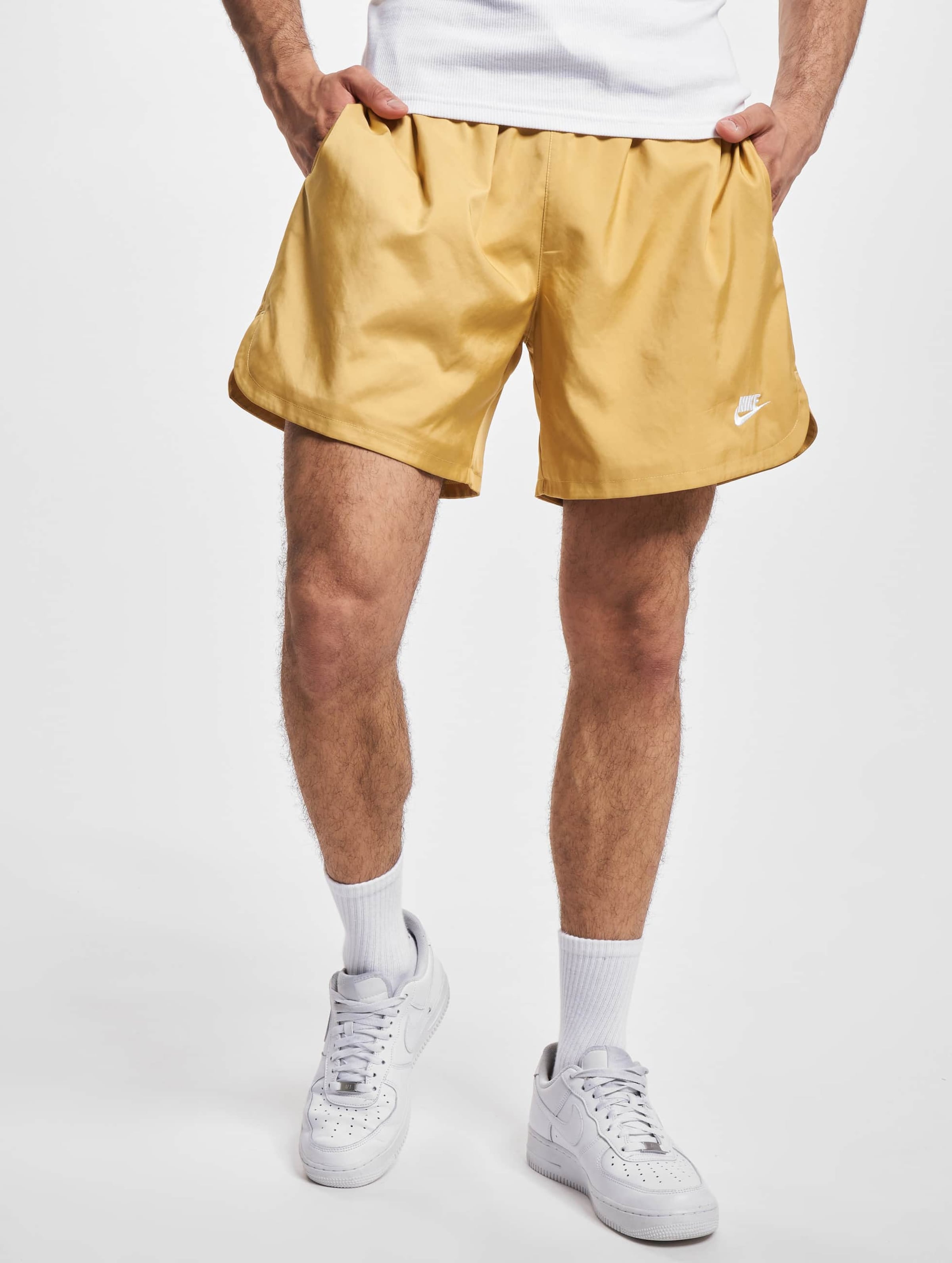 Yellow woven best sale nike shorts