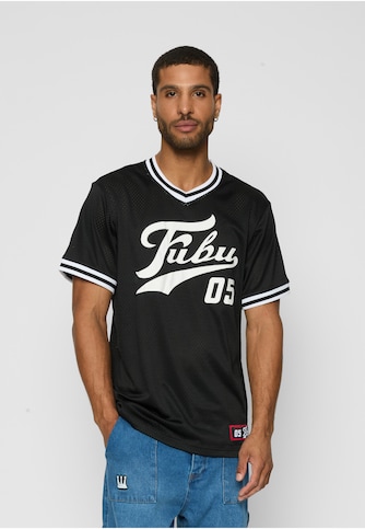 FBMQ12112BLK Fubu Varsity Mesh T-Shirt