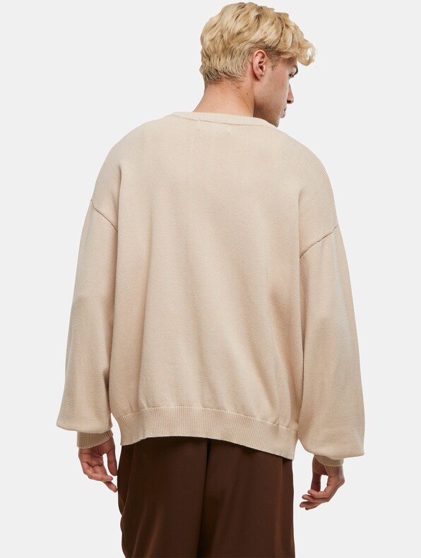 Logo Mesh Knit Sweater-1