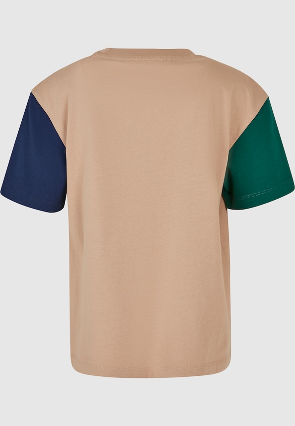 Boys Organic Oversized Colorblock Tee-5