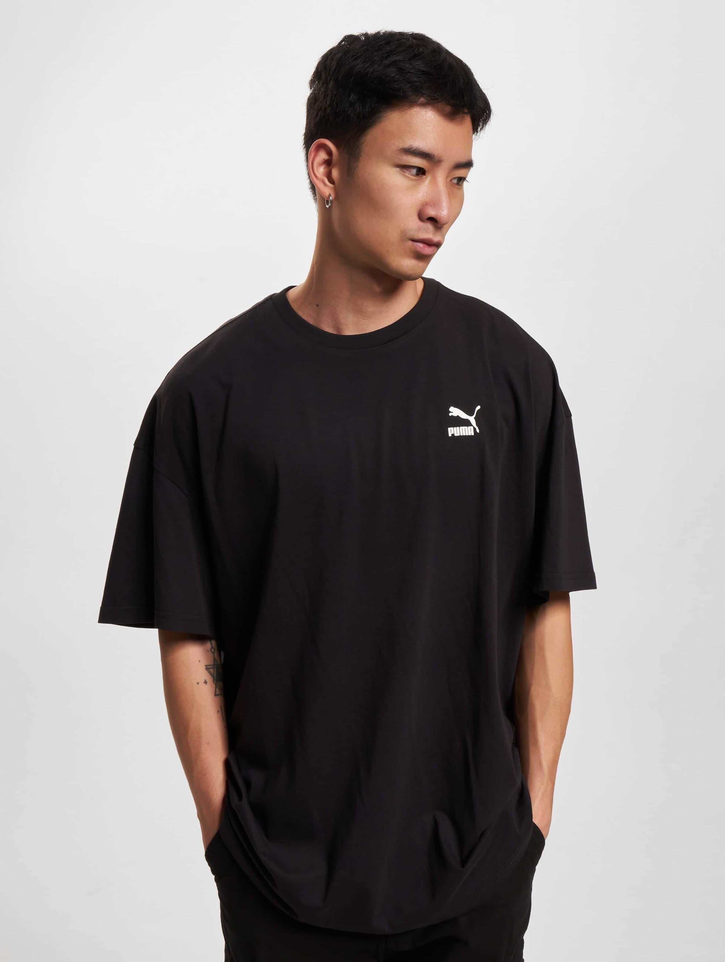 Puma Classics Oversized T-Shirt Mannen op kleur zwart, Maat M