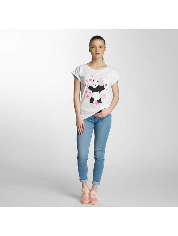 Ladies Banksy Panda Heart -2