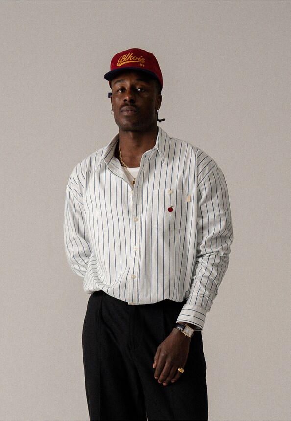 Big Apple Striped Shirt-0