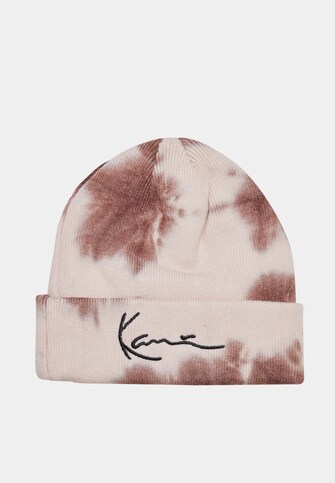 KA223-057-2 Signature Tie Dye Beanie brown