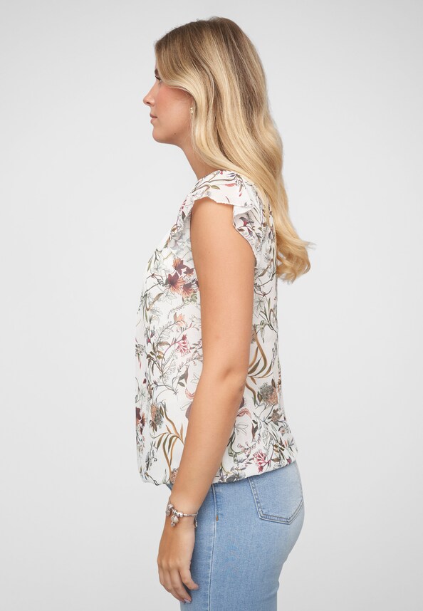 Cloud5ive Chiffon Top Floraler Print-2