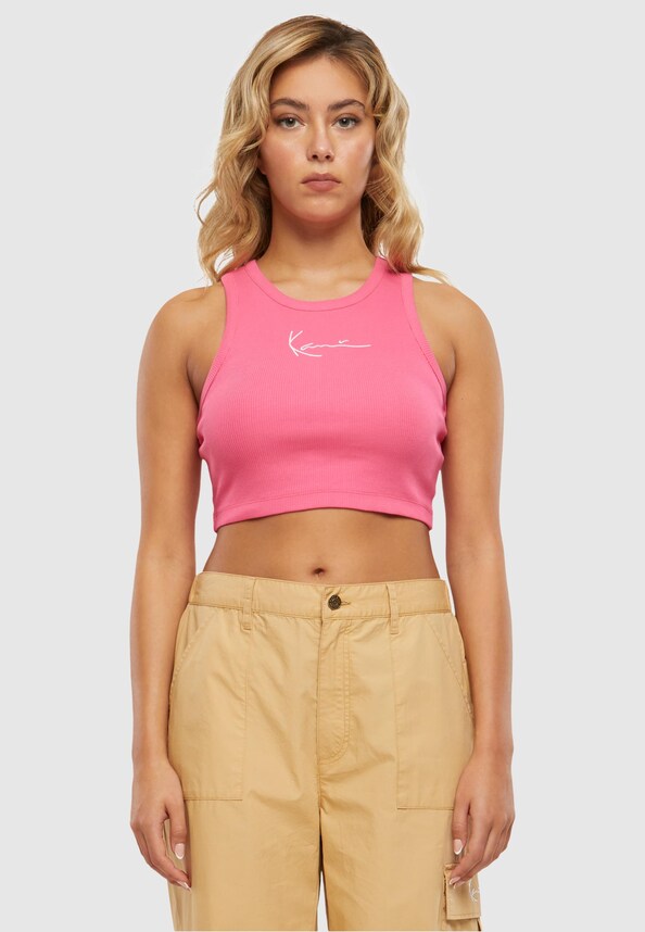 KW-TP011-064-03 Karl Kani Small Signature Essential Racer Rib Top-0