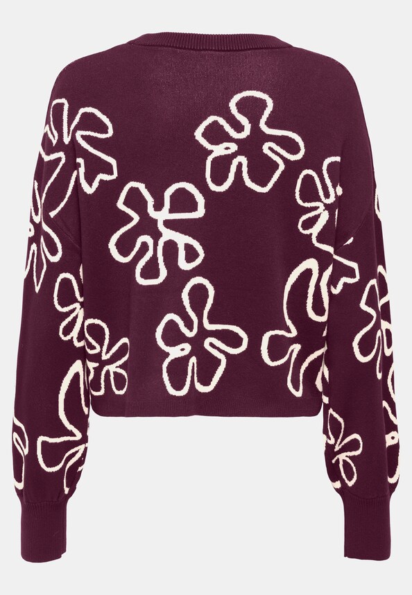 Only Montana Ls Jq O-Neck Cc Knt-6
