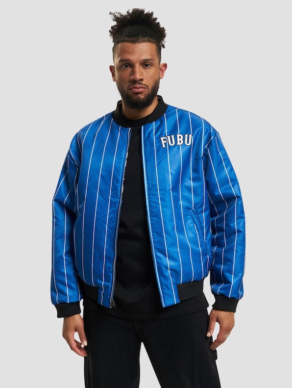 FUBU Varsity Reversible Satin Jacket-2