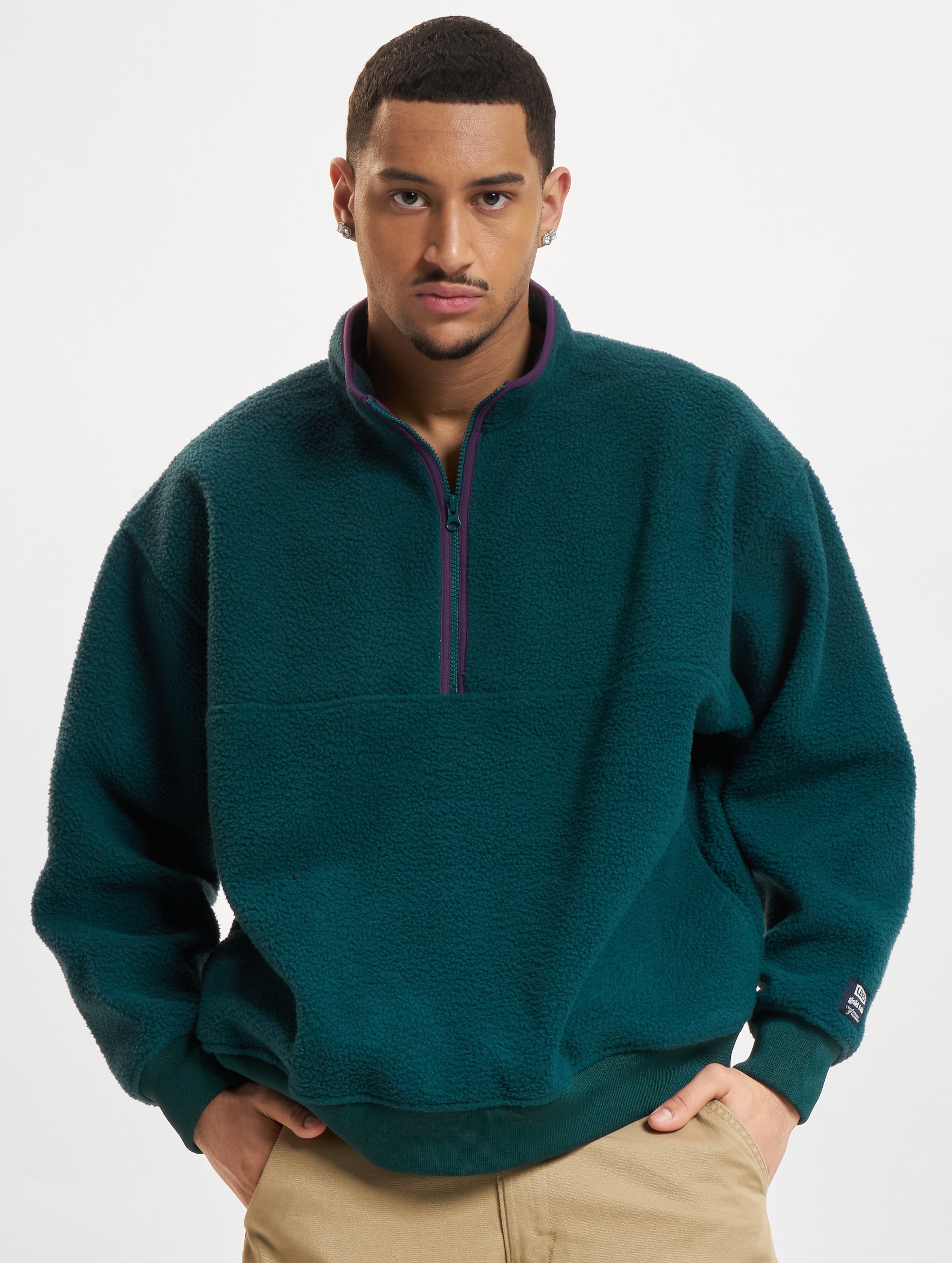 Levi's Shoreline Half Zip Pullover Mannen op kleur groen, Maat S