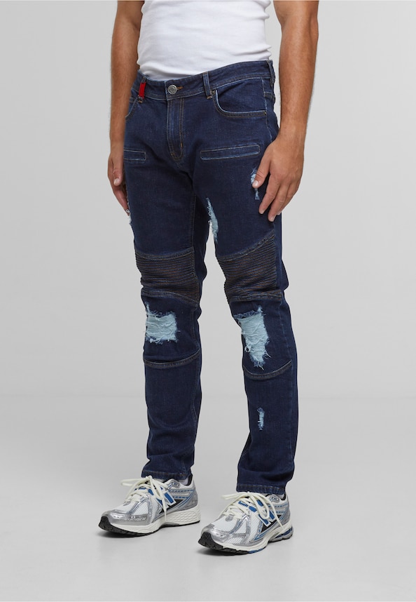 Oscar Ripped Slim Fit Jeans-3