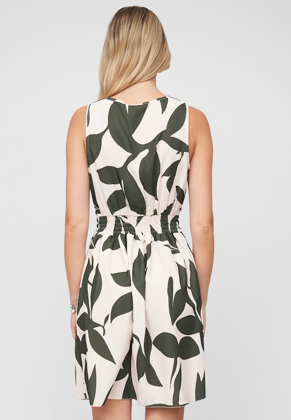 Dress with floral print-1