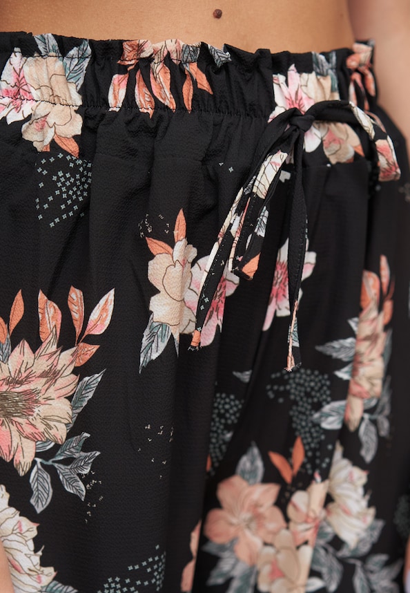 Pants with aop flower print-5