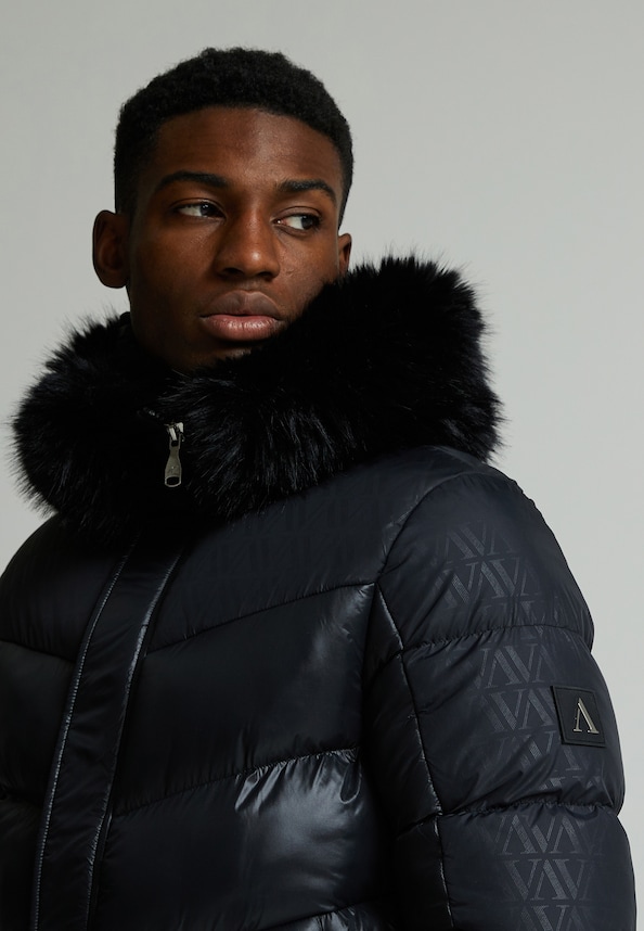 LAVANDA HIGH SHINE PUFFER JACKET-4