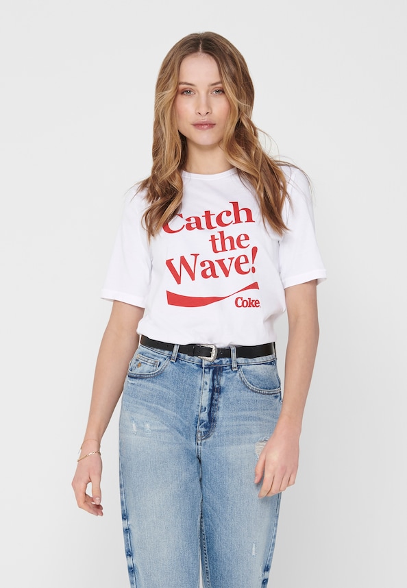 ONLY Damen T-Shirt Coca-0