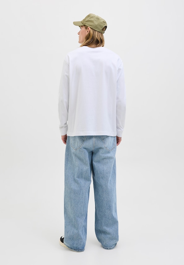JORNORREBRO EMB TEE LS CREW NECK-1