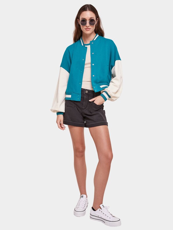Ladies Oversized 2 Tone Terry-3