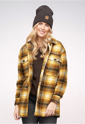 Only Allison Check Shacket Coats