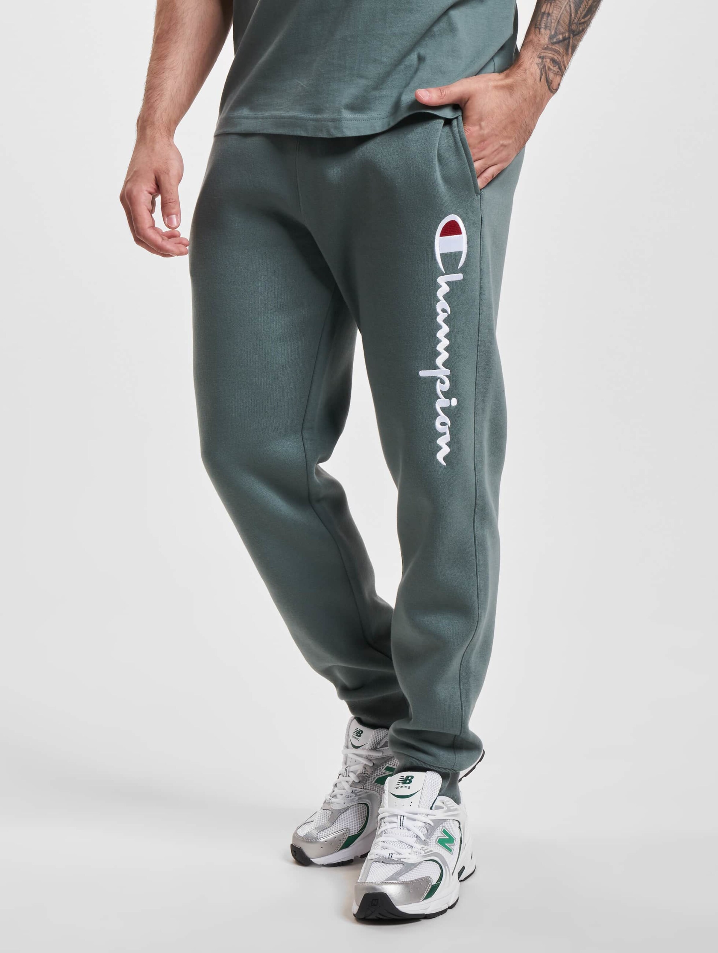 Champion Legacy Rib Cuff Sweat Pant Mannen op kleur zwart, Maat 3XL