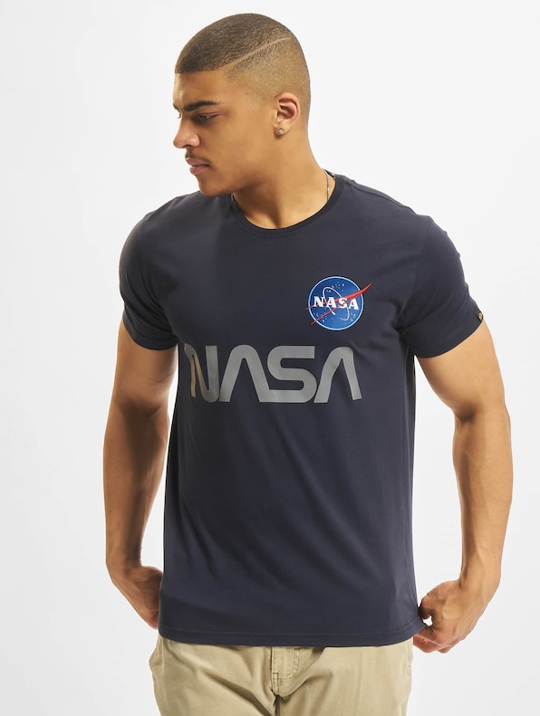 Alpha Industries NASA Reflective T-Shirt-2