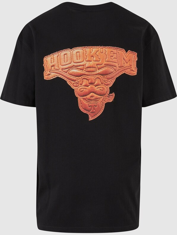 Mister Tee Upscale Texas Longhorns Leather Oversize Tee-5