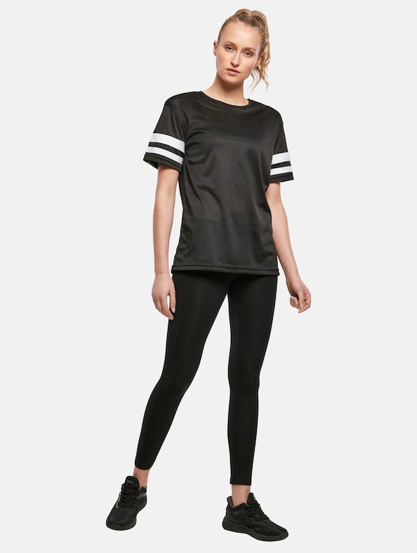 Ladies Mesh Stripe Tee-3