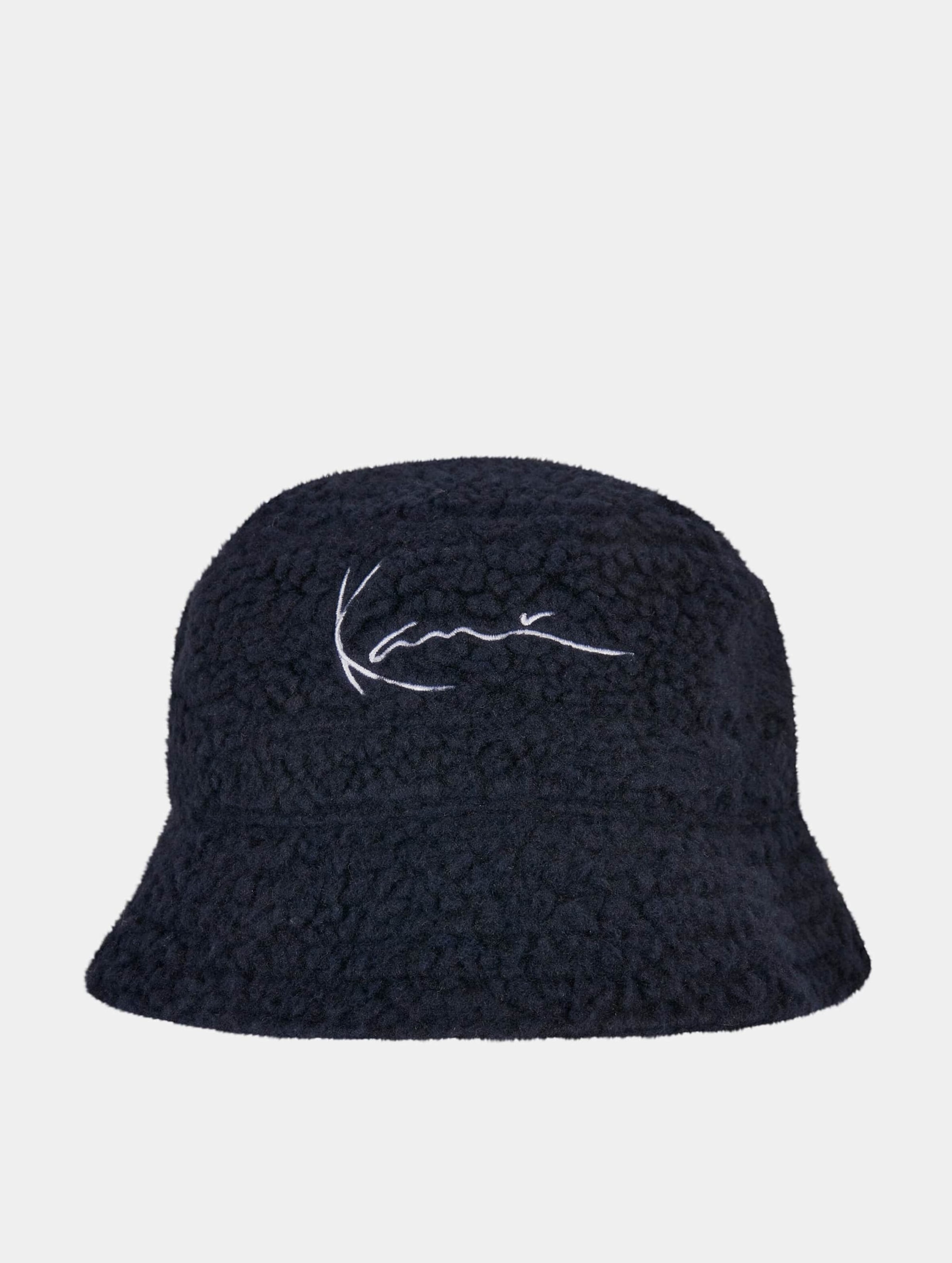 Karl Kani KA223-005-1 Signature Teddy Bucket Hat navy Mannen op kleur blauw, Maat ONE_SIZE