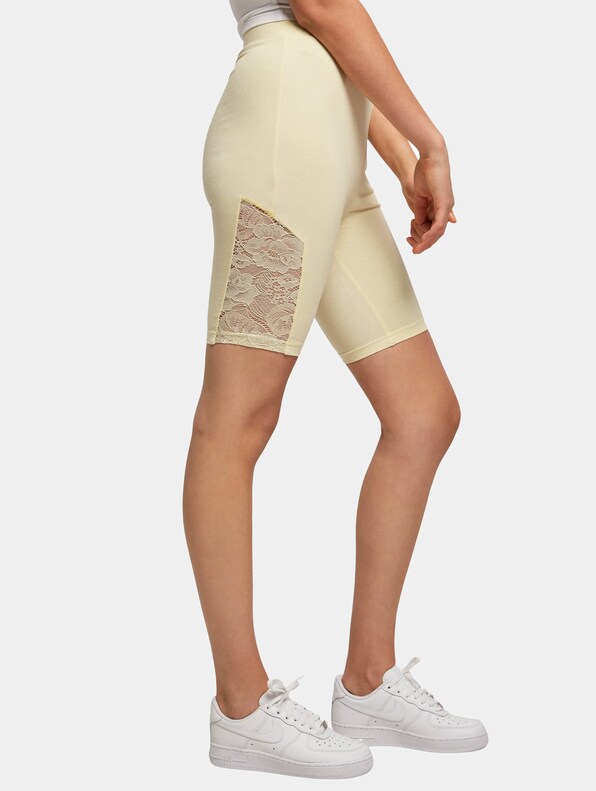 Ladies High Waist Lace Inset Cycle-2