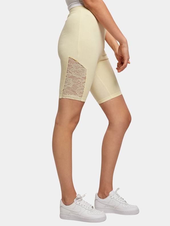 Ladies High Waist Lace Inset Cycle-2