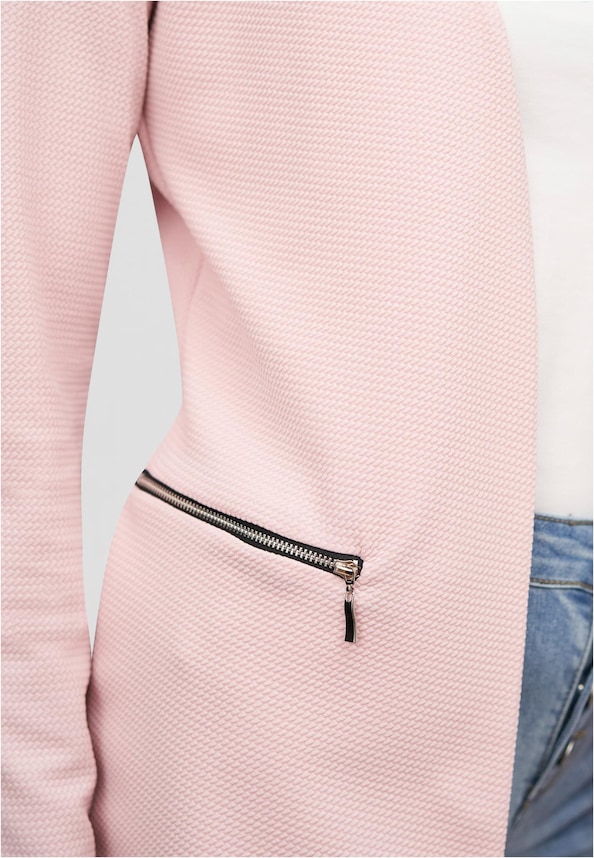 Cloud5ive Damen Blazer mit 2-Zip-Pockets u. Strukturstoff-2