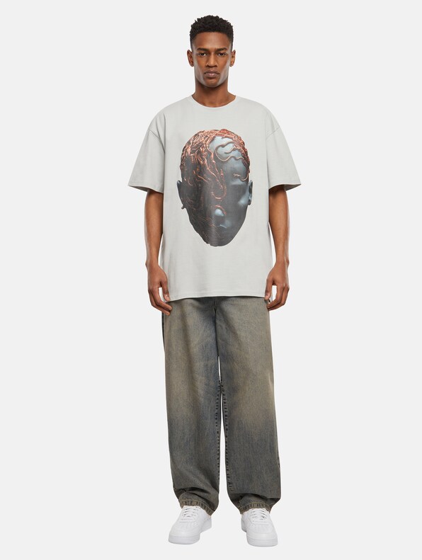 Forgotten Faces Willowy Face Oversize T-Shirts-2