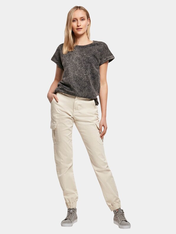 Ladies Acid Washed Extended Shoulder-3