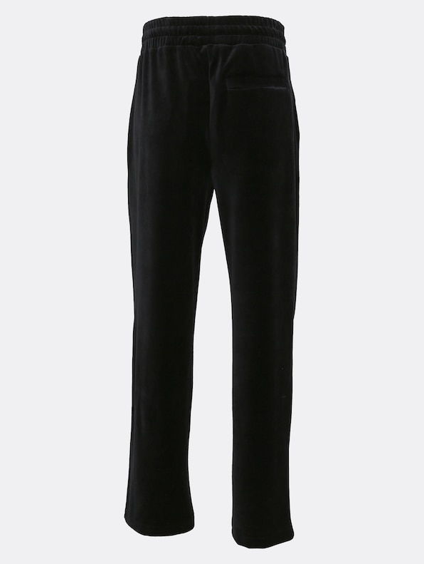 Logo Velours Straight Leg-3