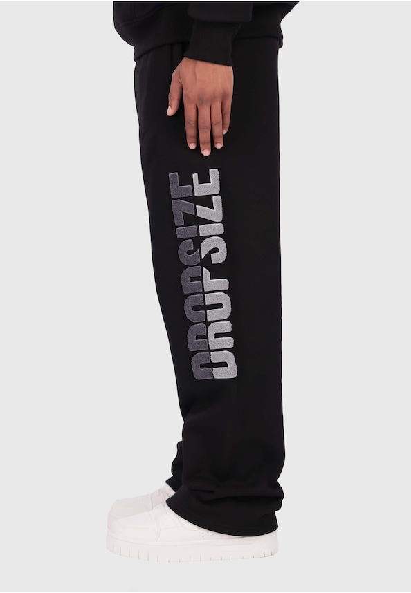 SPLIT FROTTEE EMBO SWEATPANT-2