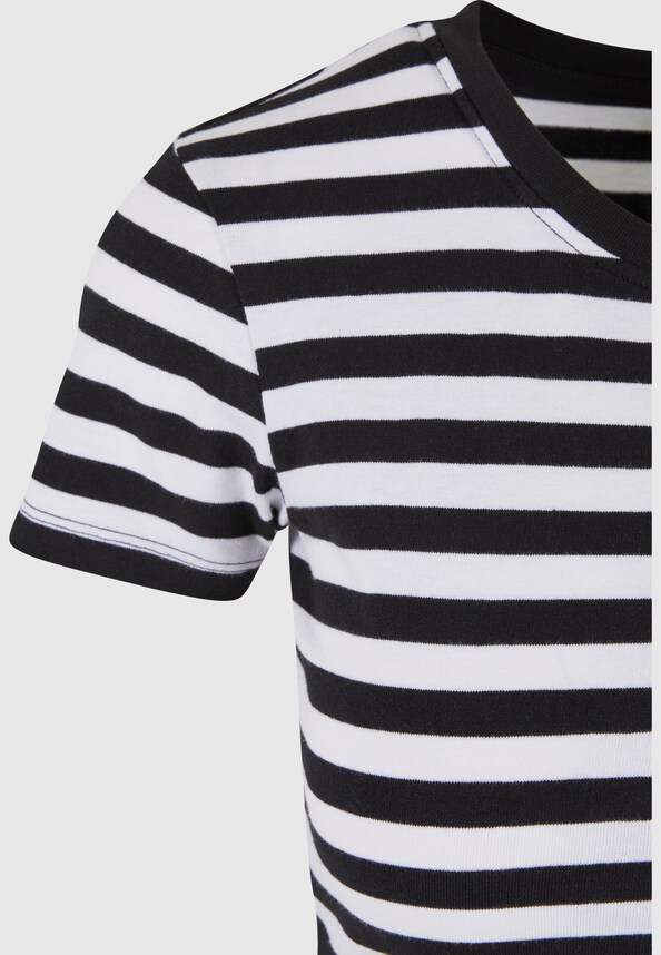 Ladies Short Striped Tee-8