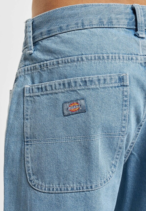 Double Knee Denim Straight-4