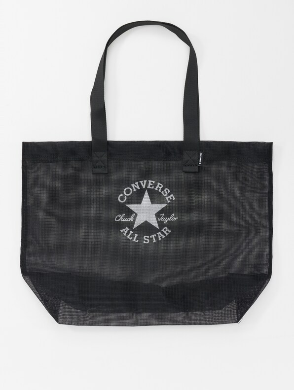 All Star Patch Print Mesh Tote-4