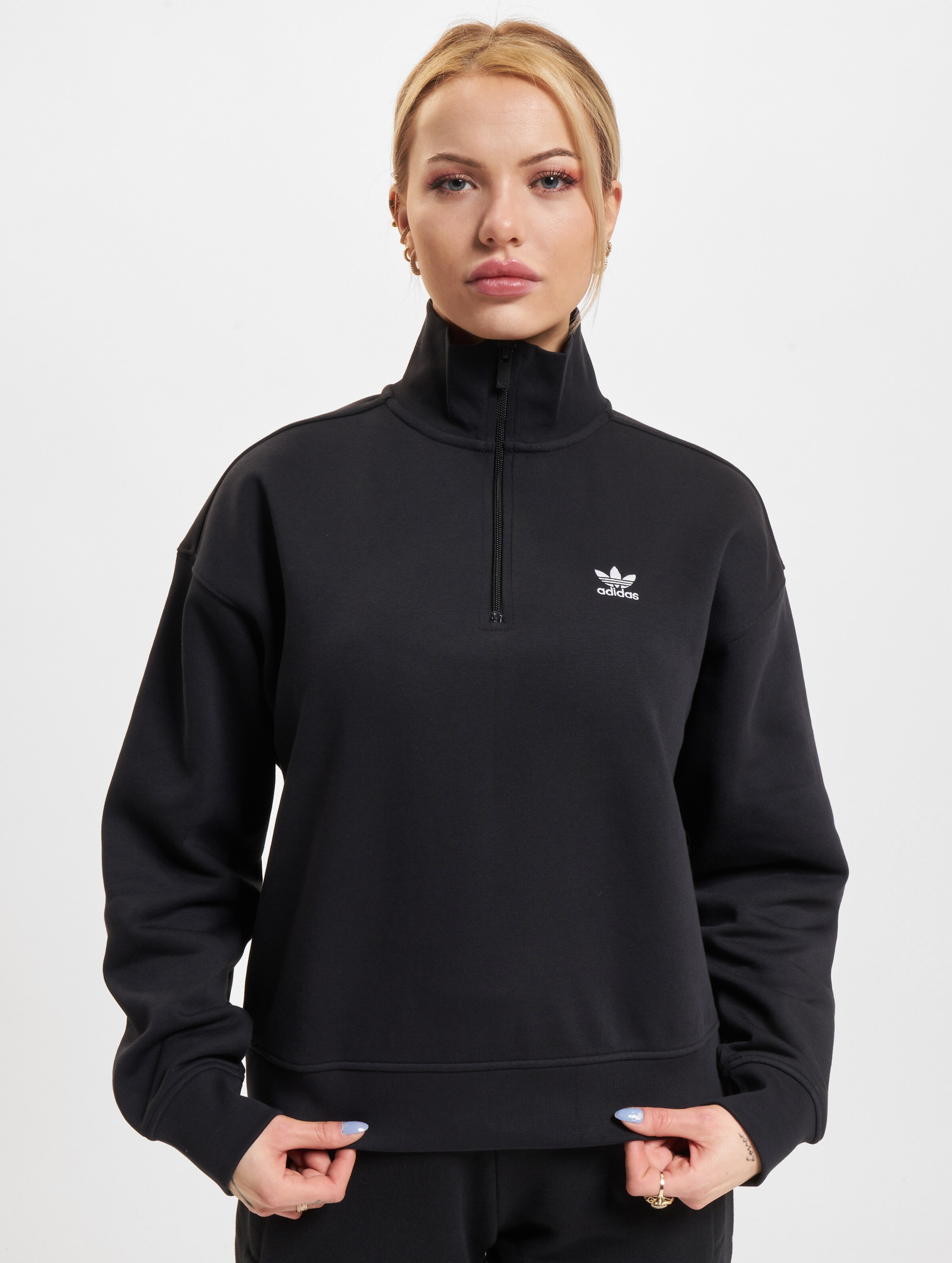 Adidas originals cheap half zip sweatshirt