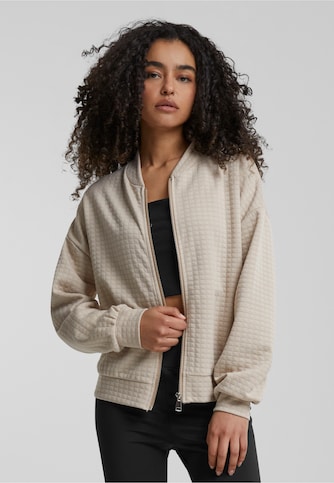 Cloud5ive Damen Blouson Bomberjacke mit Diamant Stitching