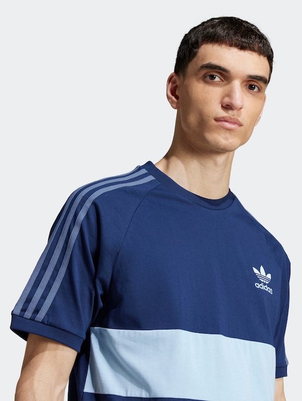 adidas Originals 3 Stripes Panel T-Shirts-3