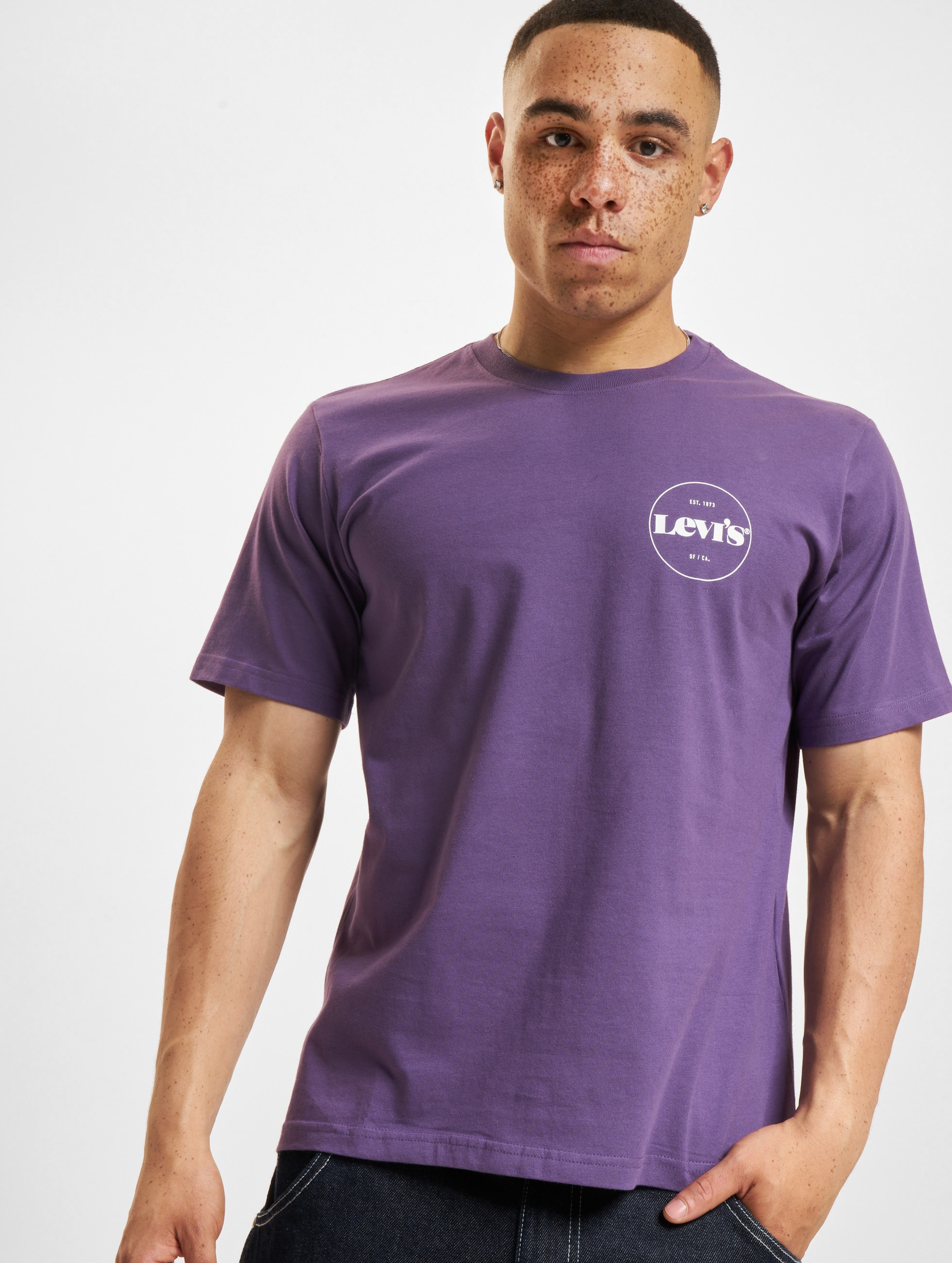 Levi's Relaxed Fit T-Shirt Männer,Unisex op kleur violet, Maat M