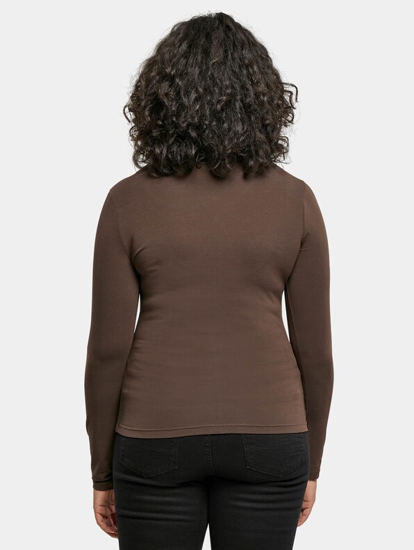 Ladies Crossed Cut Out Longsleeve-1