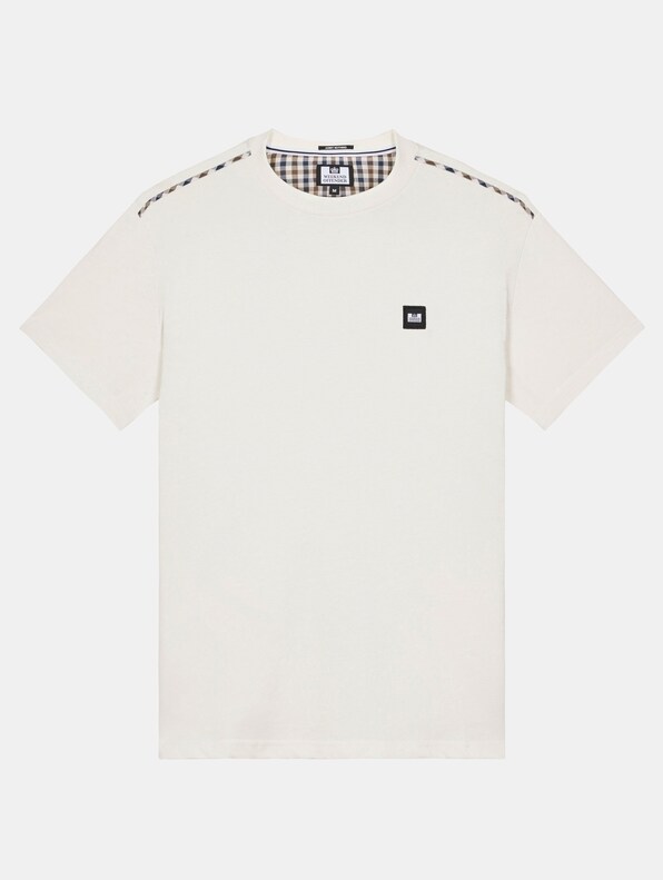 Weekend Offender MANUEL TEE WITH CHECK PIPING-3