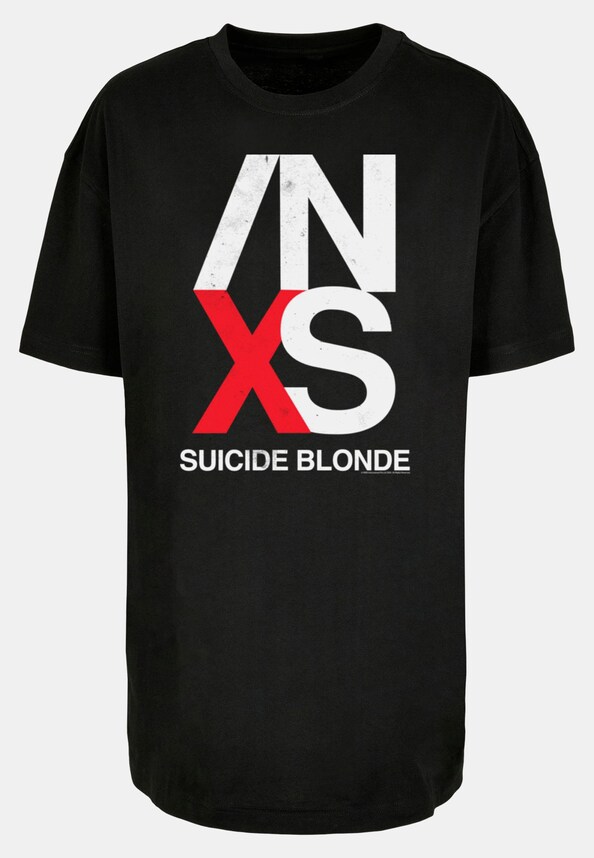 Ladies INXS - X Tour Oversized Boyfriend -2