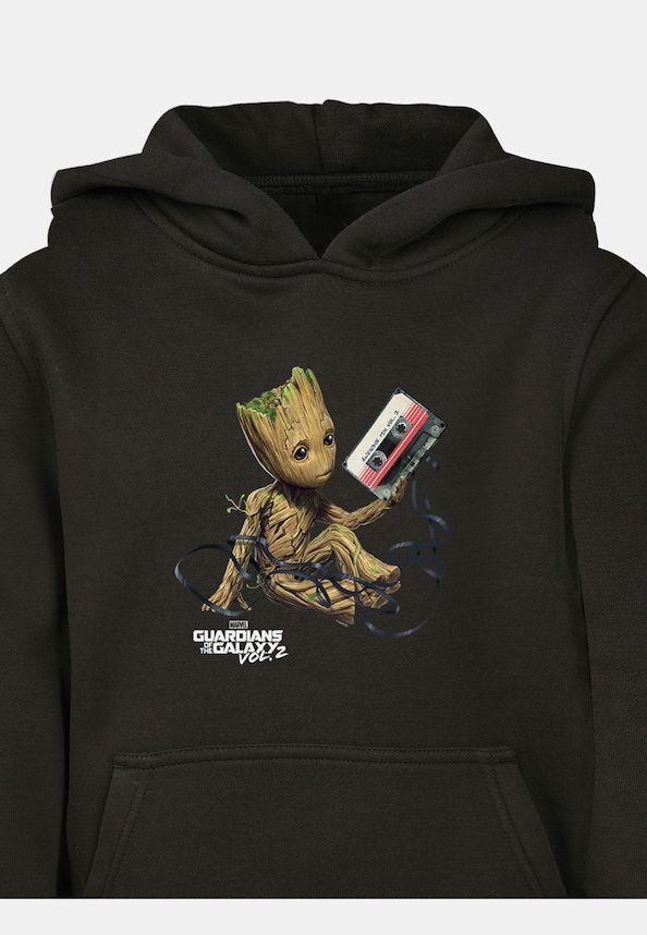 Marvel Guardians Of The Galaxy Vol2 Groot Tape with Basic Kids Hoody-0