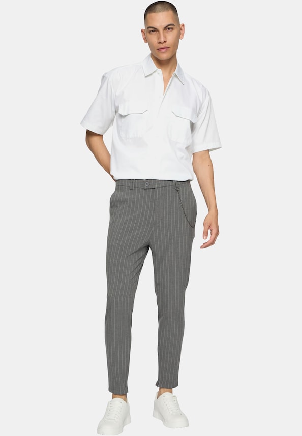 2Y Cropped Pants Pinstripe-2
