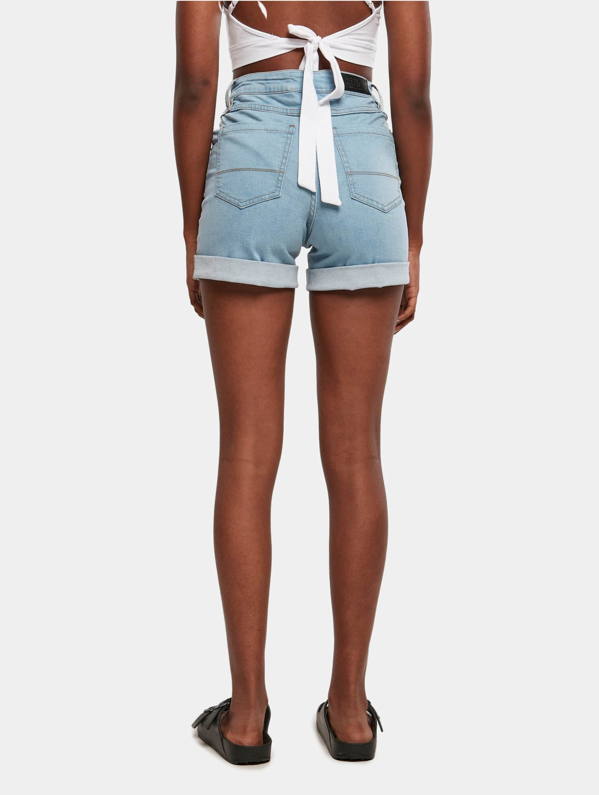 Ladies stretch 2025 denim shorts