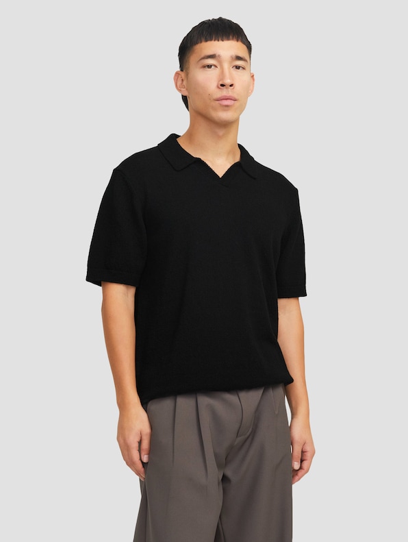 Jack & Jones Wilder Knit Split Neck Poloshirts-2