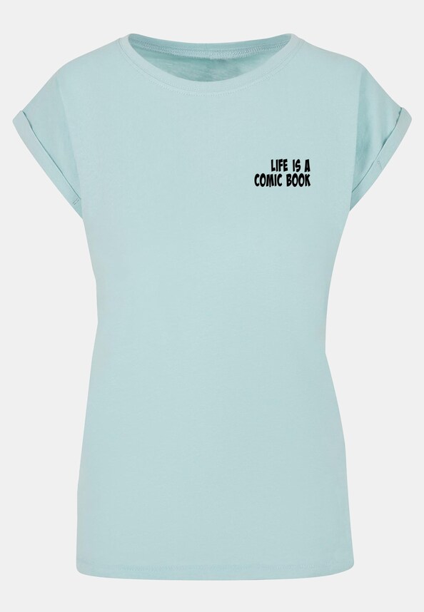 Ladies Book Comic Extended Shoulder -2